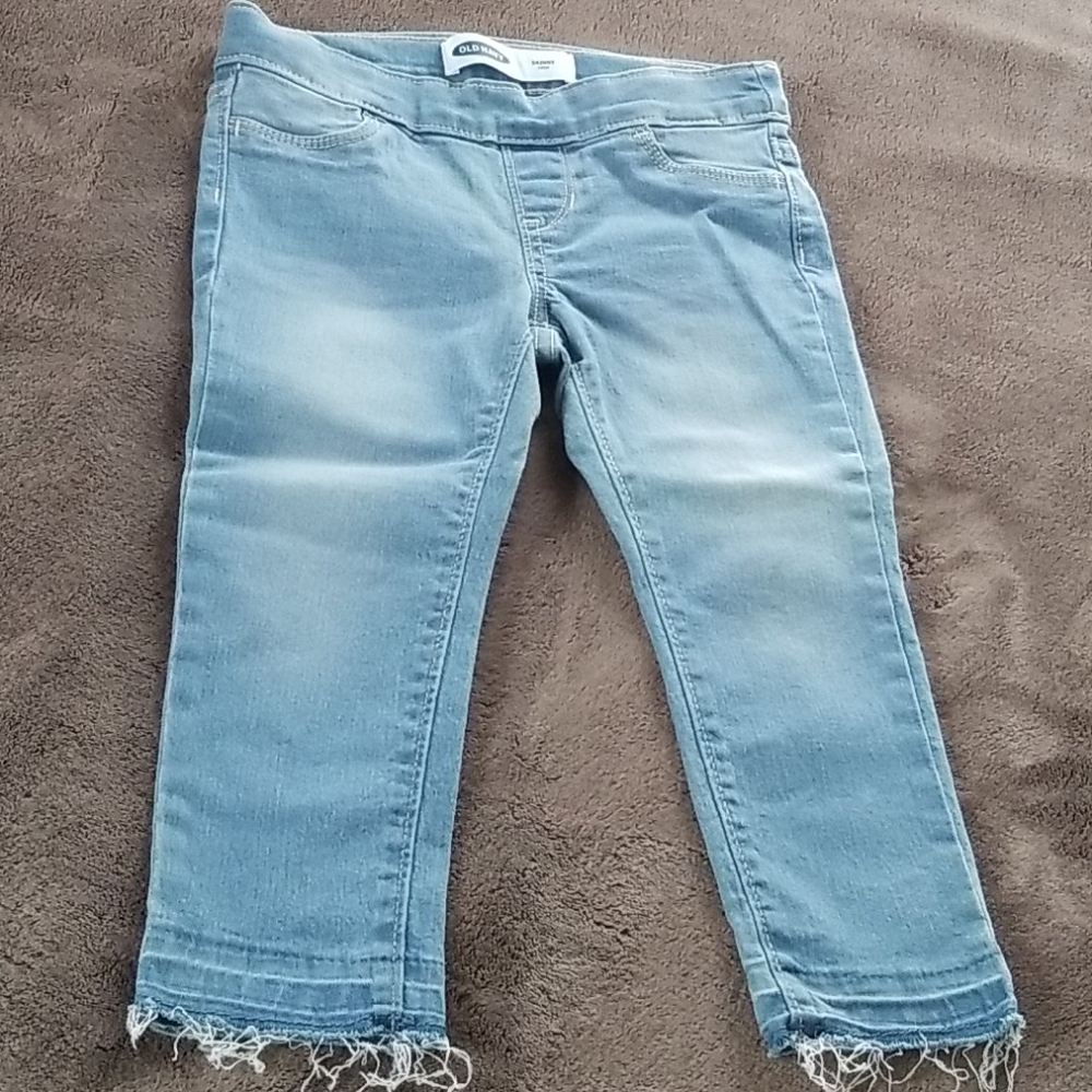 Girls Cropped Skinny Jeans